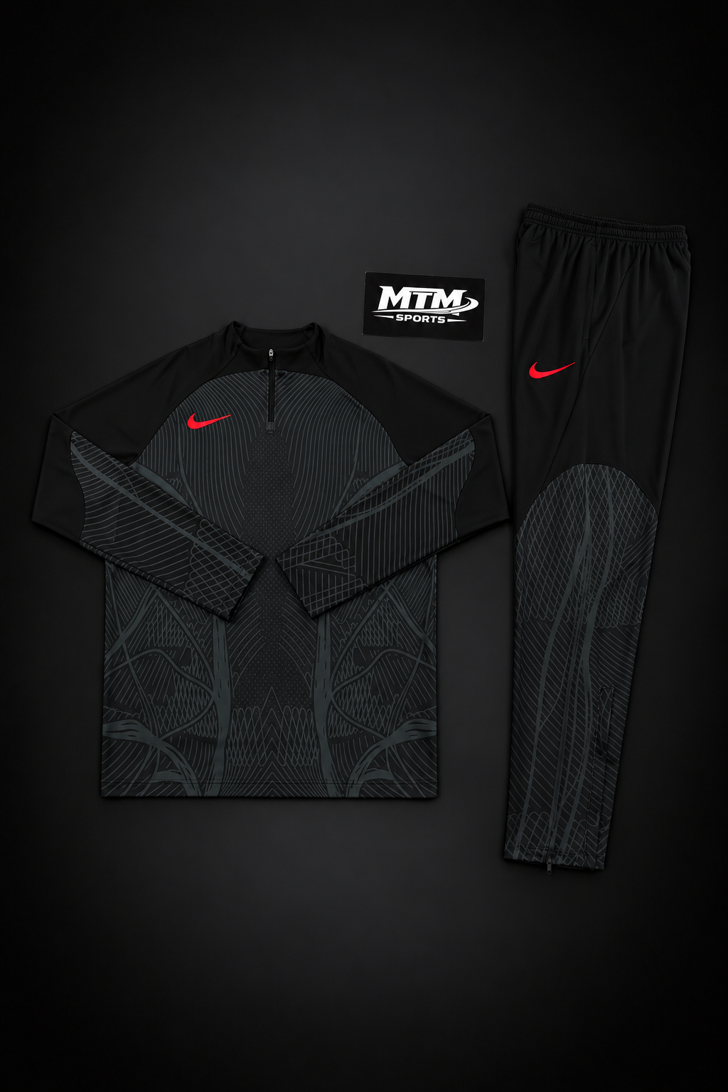 TUTA TRAINING - NIKE NERA/ROSSA